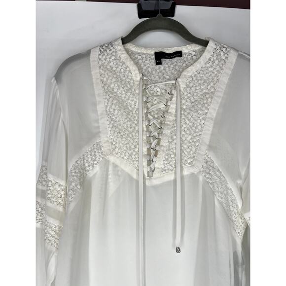 The Kooples white Lace detailing blouse XS - Picture 5 of 7